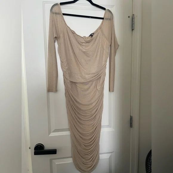 Dresses | Fashion Nova Dress With Crystal Sparkle | Poshmark